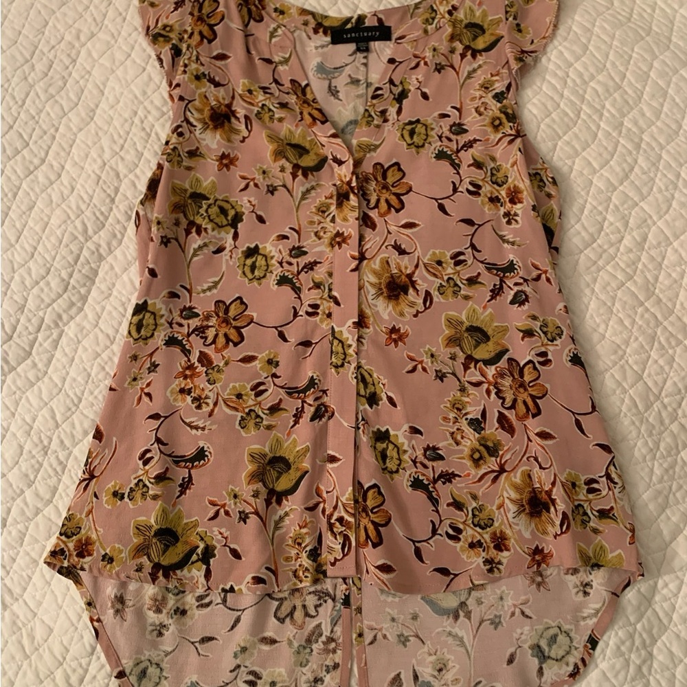 Floral Pink Top